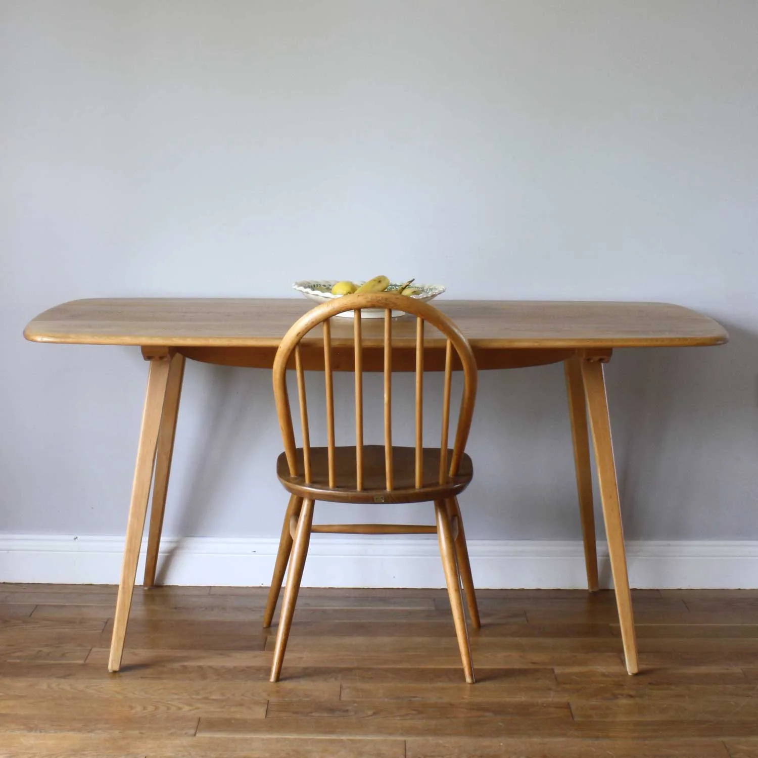Original 1960s Midcentury Large Ercol Windsor Model 382 Plank