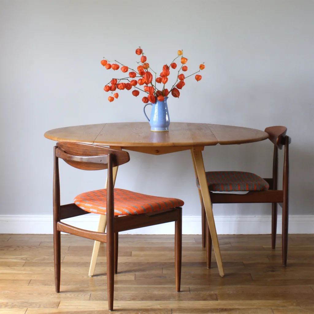 Vintage Ercol Oval 'Windsor' Model 384 Dining Table Original Homewares