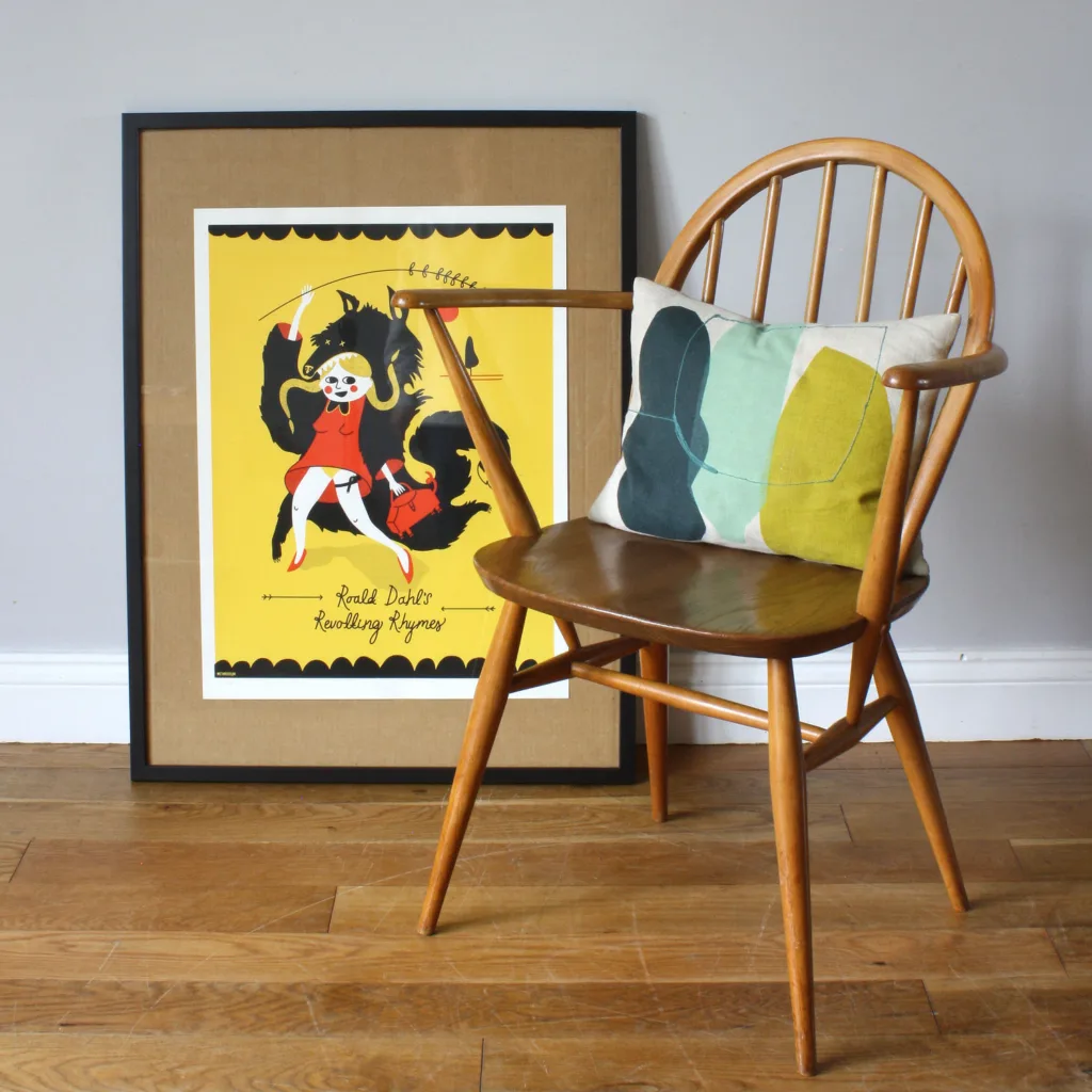 Yellow windsor chair best sale