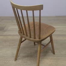 Set of Four Vintage Spindle Back Dining Kitchen Chairs Super set of four vintage spindle back dining kitchen chairs in elm and beech. Very similar to Ercol