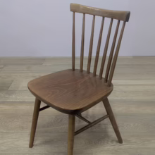 Set of Four Vintage Spindle Back Dining Kitchen Chairs Super set of four vintage spindle back dining kitchen chairs in elm and beech. Very similar to Ercol