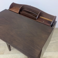 Rare Midcentury 1960s Metamorphic Desk / Chest of Drawers by Jentique A rare & special find, a metamorphic chest of drawers that cleverly converts to a desk. Fantastic original condition