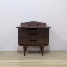Rare Midcentury 1960s Metamorphic Desk / Chest of Drawers by Jentique A rare & special find, a metamorphic chest of drawers that cleverly converts to a desk. Fantastic original condition